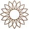 Ekena Millwork Daisy Wood Fretwork Pierced Ceiling Medallion, Walnut, 16"OD x 5 5/8"ID x 1/4"T CMWP16X16X0250DAWA - alternate 1